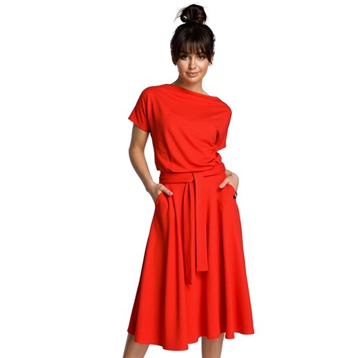 Be Wear Sukienka w kolorze czerwonym ze sklepu Limango Polska w kategorii Sukienki - zdjęcie 163817469