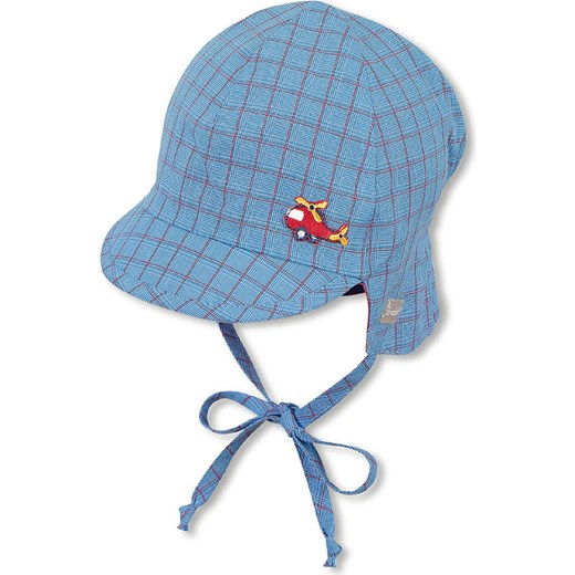 Sterntaler Dwustronna czapka w kolorze blękitno-czerwonym Sterntaler 43 cm okazja Limango Polska