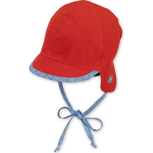 Sterntaler Dwustronna czapka w kolorze blękitno-czerwonym Sterntaler 43 cm wyprzedaż Limango Polska
