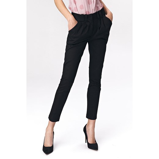 Nife Spodnie w kolorze czarnym ze sklepu Limango Polska w kategorii Spodnie damskie - zdjęcie 163818836