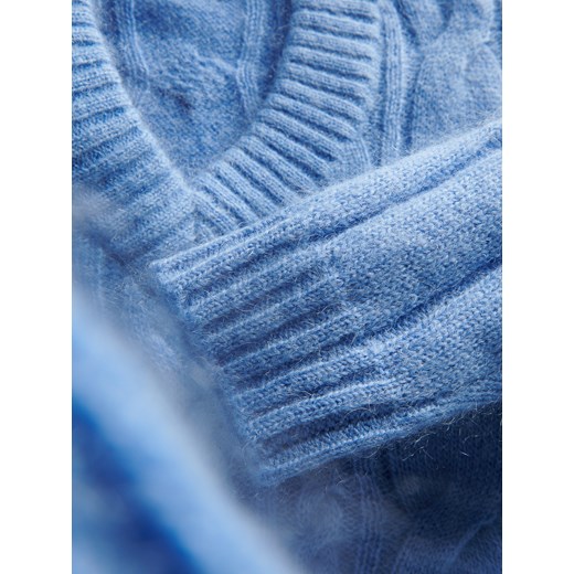 Reserved - Sweter z wełną - niebieski Reserved L Reserved