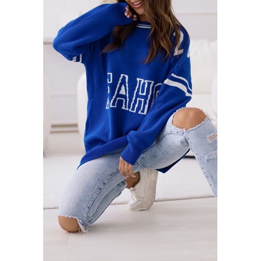 Bluza BANSEMA BLUE uniwersalny okazyjna cena Ivet Shop