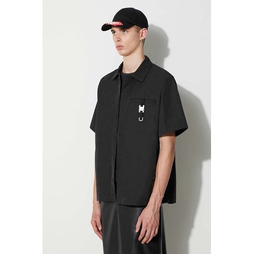 1017 ALYX 9SM koszula męska kolor czarny relaxed z kołnierzykiem klasycznym ze sklepu PRM w kategorii Koszule męskie - zdjęcie 163820987