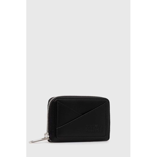 MM6 Maison Margiela portfel skórzany Wallets damski kolor czarny SA6UI0016 ONE promocyjna cena PRM