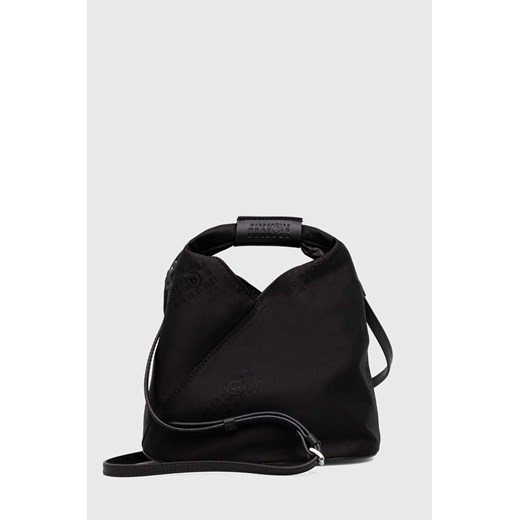 MM6 Maison Margiela torebka skórzana Handbag kolor czarny SB6WD0026 ONE promocja PRM
