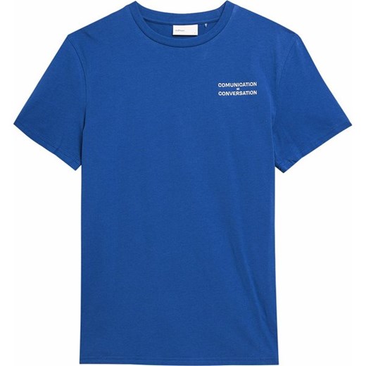Outhorn t-shirt męski z krótkimi rękawami niebieski 