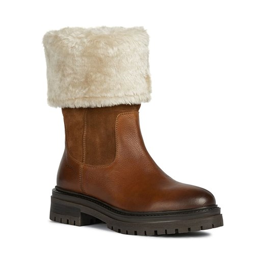 Geox Botki &quot;Iridea&quot; w kolorze brązowym Geox 37 wyprzedaż Limango Polska