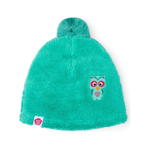 Affenzahn Czapka pluszowa &quot;Owl&quot; w kolorze turkusowym ze sklepu Limango Polska w kategorii Czapki dziecięce - zdjęcie 163825858
