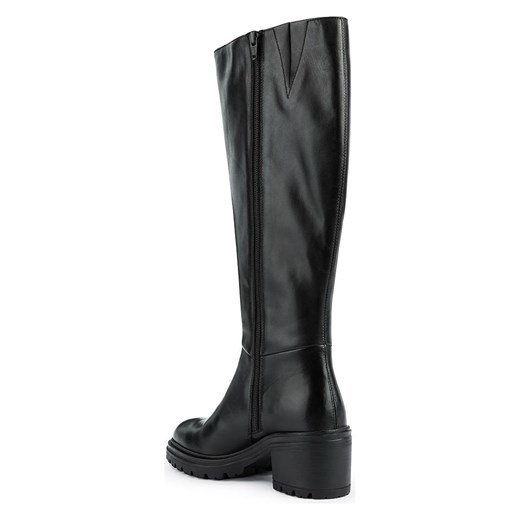 Geox Skórzane kozaki &quot;Damiana&quot; w jasnobrązowym Geox 36 okazja Limango Polska