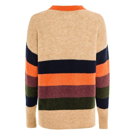 Camel Active Sweter w kolorze beżowym ze wzorem Camel Active XS promocja Limango Polska