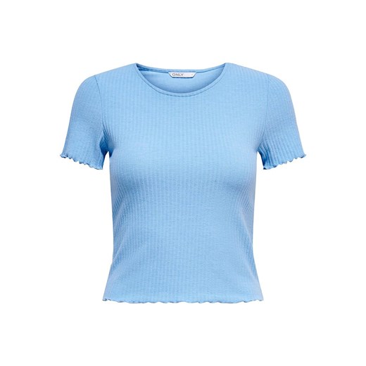 ONLY Koszulka &quot;Emma&quot; w kolorze błękitnym ze sklepu Limango Polska w kategorii Bluzki damskie - zdjęcie 163829225