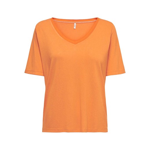 ONLY Koszulka &quot;Elise&quot; w kolorze pomarańczowym ze sklepu Limango Polska w kategorii Bluzki damskie - zdjęcie 163829238