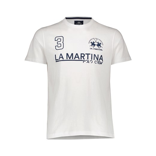 La Martina Koszulka w kolorze białym ze sklepu Limango Polska w kategorii T-shirty męskie - zdjęcie 163832045