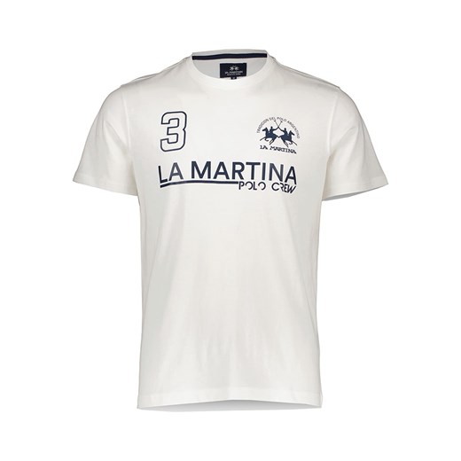 La Martina Koszulka w kolorze kremowym ze sklepu Limango Polska w kategorii T-shirty męskie - zdjęcie 163832047