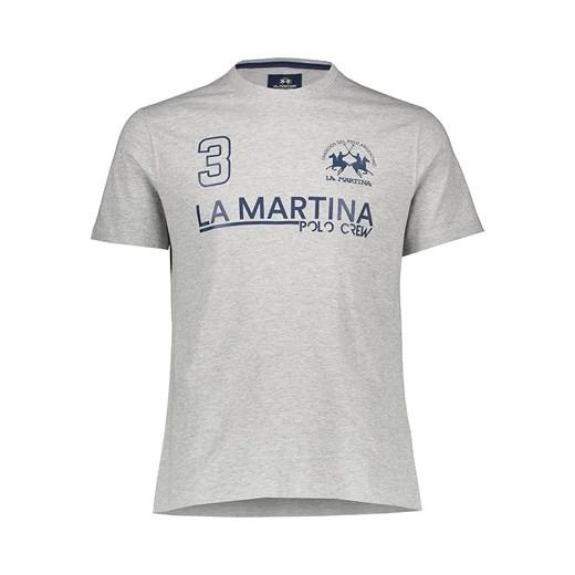 La Martina Koszulka w kolorze jasnoszarym ze sklepu Limango Polska w kategorii T-shirty męskie - zdjęcie 163832049