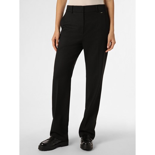 JOOP! Spodnie Kobiety czarny jednolity ze sklepu vangraaf w kategorii Spodnie damskie - zdjęcie 163840036