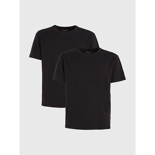 2 pack koszulek męskich z mikromodalu Tommy Hilfiger czarne UM0UM02762 ze sklepu piubiu_pl w kategorii T-shirty męskie - zdjęcie 163845599