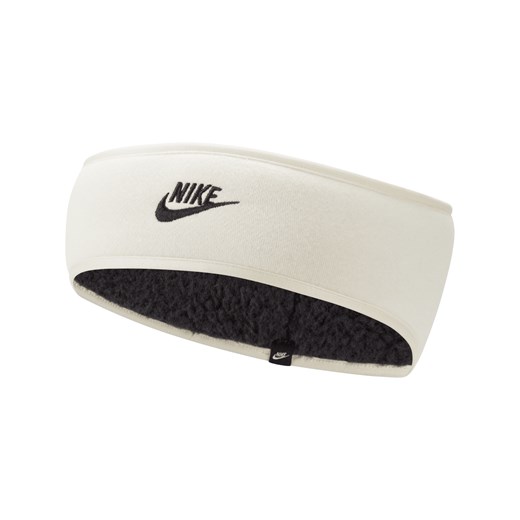 Damska opaska na głowę Nike Club Fleece - Biel ze sklepu Nike poland w kategorii Opaski damskie - zdjęcie 163849877