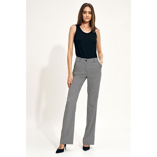 Nife Spodnie w kolorze czarno-białym ze sklepu Limango Polska w kategorii Spodnie damskie - zdjęcie 163851106