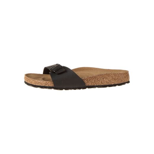 Birkenstock Klapki &quot;Madrid&quot; w kolorze czarnym ze sklepu Limango Polska w kategorii Klapki damskie - zdjęcie 163852746