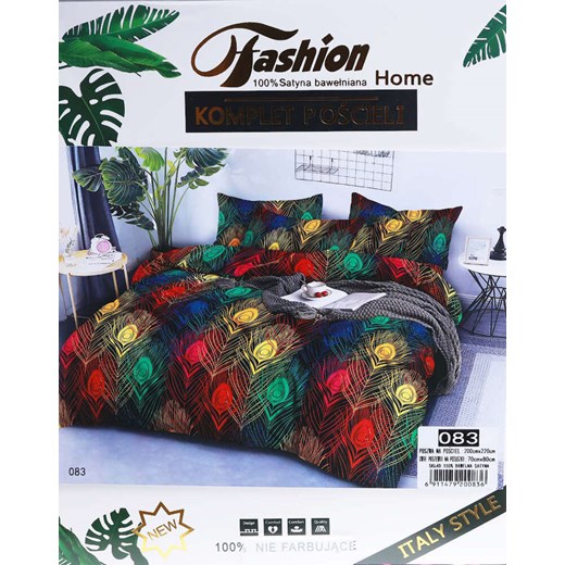 Trzyczęściowy komplet pościeli Fashion Home 160x200 /H2-K38 15089 S390/ Pantofelek24 160x200 cm Pantofelek24.pl Jacek Włodarczyk