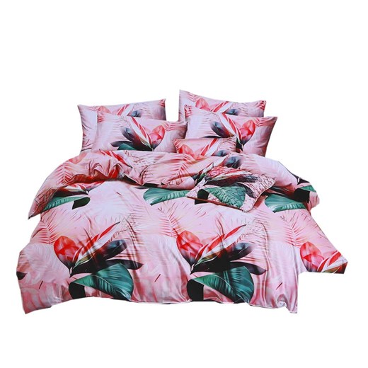 Różowy komplet pościeli Fashion Home 160x200 /H2-K1 15059 S390/ Pantofelek24 160x200 cm Pantofelek24.pl Jacek Włodarczyk