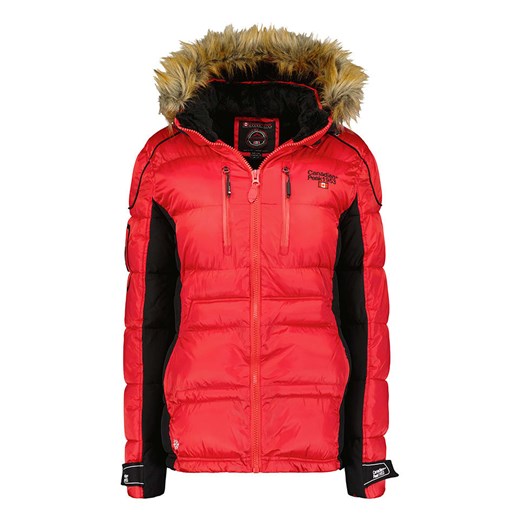 Canadian Peak Kurtka zimowa w kolorze czerwonym ze sklepu Limango Polska w kategorii Kurtki damskie - zdjęcie 163879658