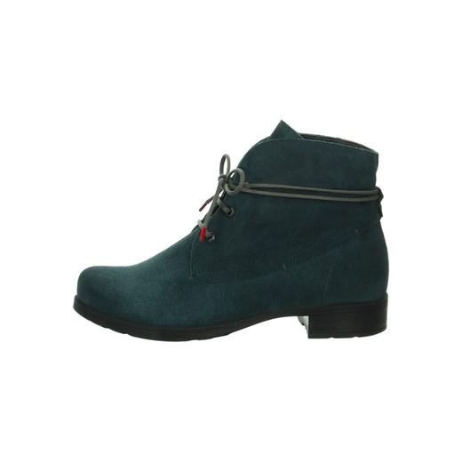 Think! Skórzane botki &quot;Denk!&quot; w kolorze ciemnozielonym ze sklepu Limango Polska w kategorii Botki - zdjęcie 163879719