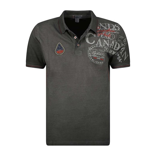 Canadian Peak Koszulka polo &quot;Kadventureak&quot; w kolorze czarnym Canadian Peak L Limango Polska wyprzedaż