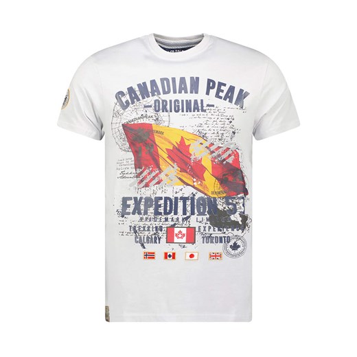 Canadian Peak Koszulka &quot;Jitcheneak&quot; w kolorze jasnoszarym ze sklepu Limango Polska w kategorii T-shirty męskie - zdjęcie 163883359