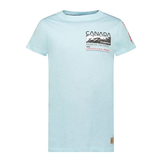 Canadian Peak Koszulka &quot;Jholmeak&quot; w kolorze błękitnym ze sklepu Limango Polska w kategorii T-shirty męskie - zdjęcie 163883376