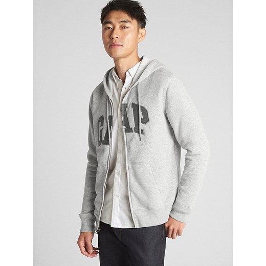GAP Bluza w kolorze jasnoszarym ze sklepu Limango Polska w kategorii Bluzy męskie - zdjęcie 163884747