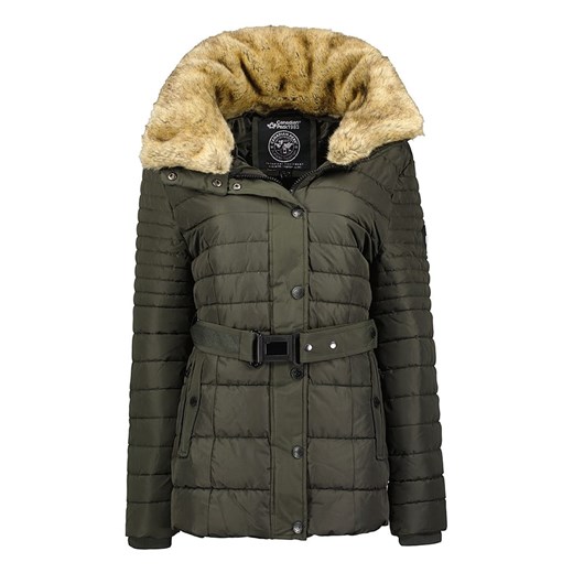 Canadian Peak Kurtka zimowa &quot;Belle&quot; w kolorze khaki ze sklepu Limango Polska w kategorii Kurtki damskie - zdjęcie 163891058