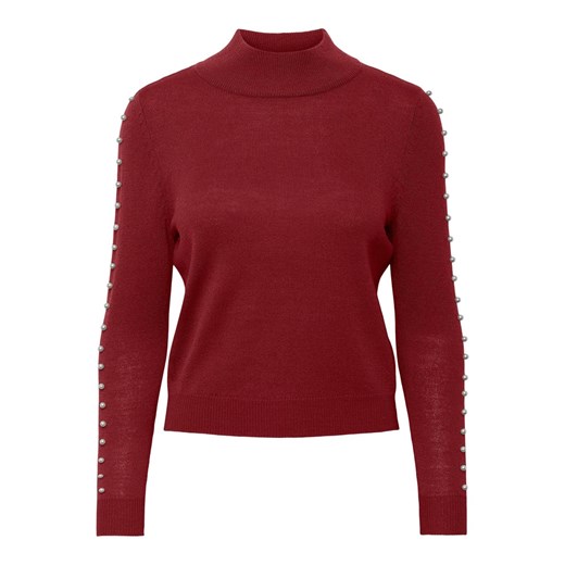 Pieces Sweter &quot;Milla&quot; w kolorze bordowym ze sklepu Limango Polska w kategorii Swetry damskie - zdjęcie 163901718