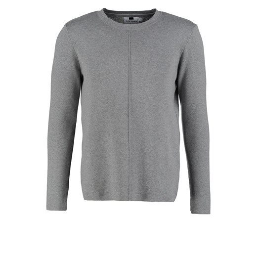 Topman MILANO Sweter grey zalando szary abstrakcyjne wzory