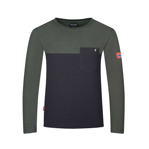 Trollkids Koszulka funkcyjna &quot;Bergen&quot; w kolorze granatowo-oliwkowym ze sklepu Limango Polska w kategorii T-shirty chłopięce - zdjęcie 163904657