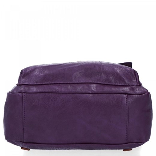 Plecaki Damskie Vintage firmy Herisson Fioletowe (kolory) Herisson one size PaniTorbalska