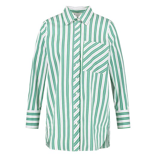 Gerry Weber Bluzka w kolorze zielono-białym ze sklepu Limango Polska w kategorii Koszule damskie - zdjęcie 163916675