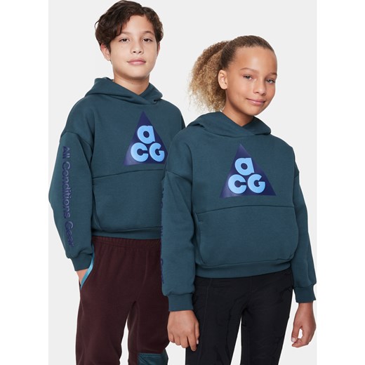Bluza z kapturem dla dużych dzieci Nike ACG Icon Fleece - Zieleń Nike XL Nike poland