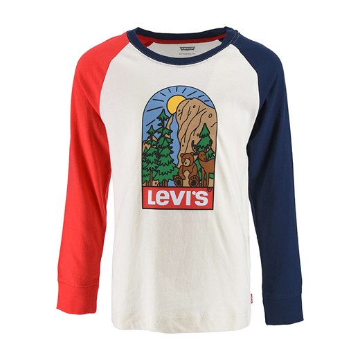 Levi&apos;s Kids Koszulka w kolorze beżowym 98 okazja Limango Polska