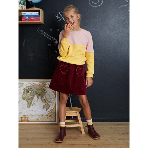 lamino Sztruksowa spódnica w kolorze bordowym ze sklepu Limango Polska w kategorii Spódnice dziewczęce - zdjęcie 163933195