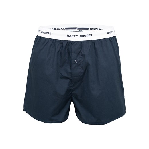 Happy Shorts Bokserki (3 pary) w kolorze granatowym i szarym Happy Shorts XL Limango Polska wyprzedaż
