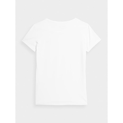 4F Koszulka sportowa w kolorze białym M okazyjna cena Limango Polska