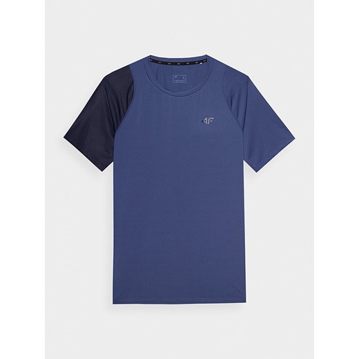 4F Koszulka sportowa w kolorze niebieskim M Limango Polska promocyjna cena