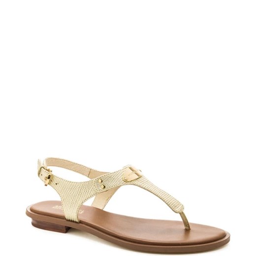 Michael Kors Skórzane sandały MK PLATE ze sklepu Gomez Fashion Store w kategorii Sandały damskie - zdjęcie 163934285