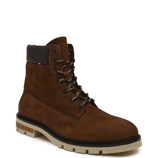 Tommy Hilfiger Skórzane trapery HILFIGER PADDED Tommy Hilfiger 41 okazyjna cena Gomez Fashion Store