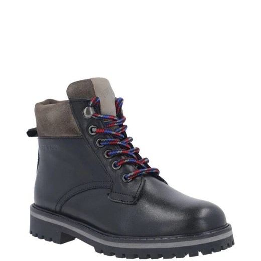 Pepe Jeans London Skórzane buty NICK 33 okazja Gomez Fashion Store