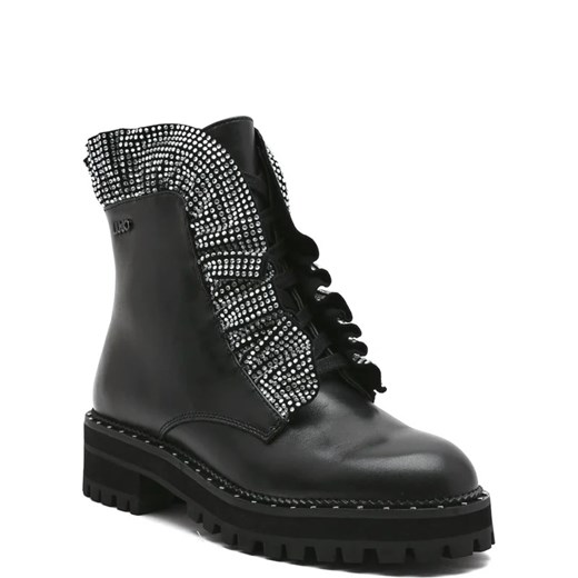 Workery damskie czarne Liu Jo casual z tkaniny 