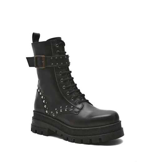Pinko Skórzane botki MELISSA STIVALE PELLE+BORCHIE Pinko 39 wyprzedaż Gomez Fashion Store