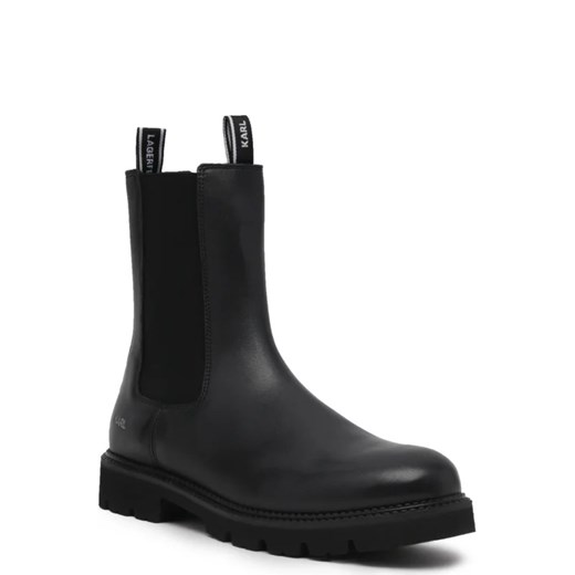 Buty zimowe męskie Karl Lagerfeld skórzane